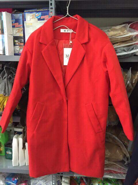 Áo khoác dạ nữ trẻ trung, phong cách HQ (chỉ còn màu đỏ)