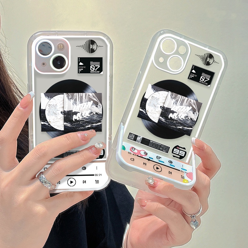 Ốp Điện Thoại Silicone Mềm Trong Suốt Có Chân Đế Cho IPhone 11 12 13 Pro MAX XR 6 6S 7 8 SE 2020 Plus X XS MAX