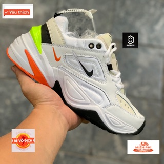 Video + ảnh thật > giày sneaker m2k cam xanh