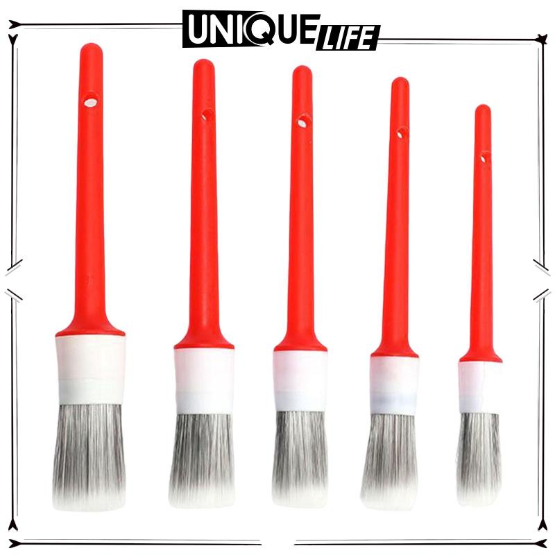 Set 5 Cọ Vệ Sinh Chi Tiết Xe Ô Tô / Tàu Thuyền Đa Năng Tiện Lợi