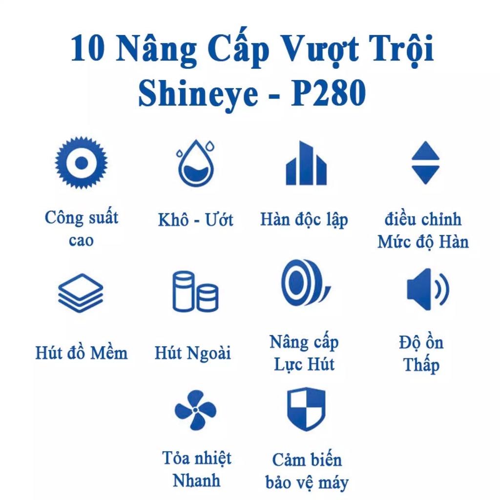 Máy hút chân không thực phẩm mini, máy hút chân không không kén túi p280 bản quốc tế, bảo hành 12 tháng