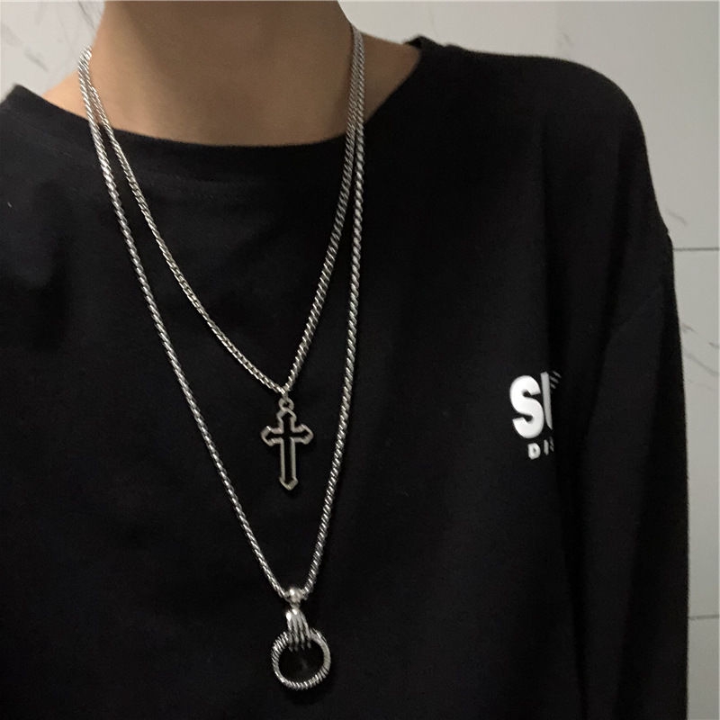 Dây Chuyền Mặt Thánh Giá Phong Cách Hiphop Cá Tính