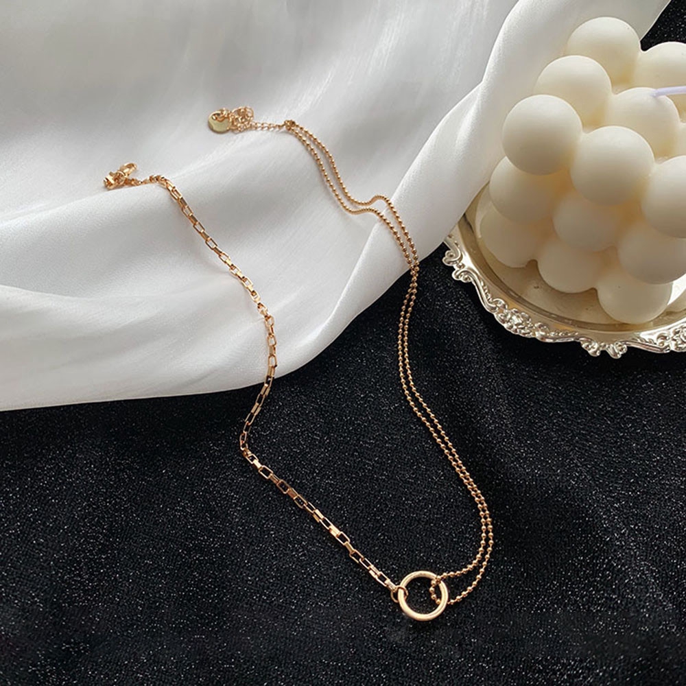 Vòng cổ choker mặt dây hình tròn thời trang cá tính cho nữ