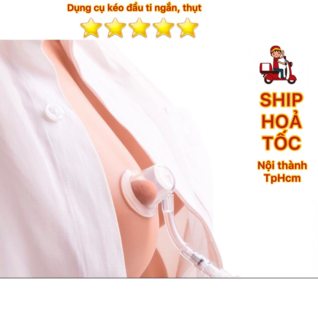 Dụng Cụ Kéo, Hút Đầu Ti Ngắn Núm Vú Thụt Bằng Tay Hiệu Quả