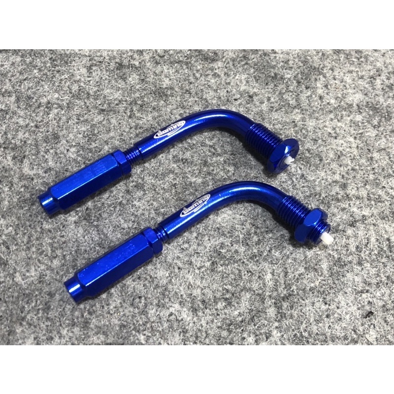 Bộ 2 Co Ga Nhôm Gắn Xe Máy Màu Xanh Dương