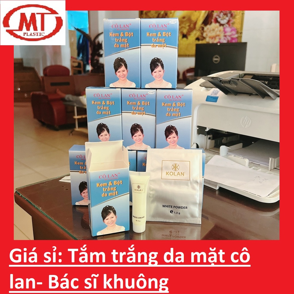 [combo sỉ 10 hộp] Tắm trắng da Mặt Cô Lan -Bác Sĩ Khuông