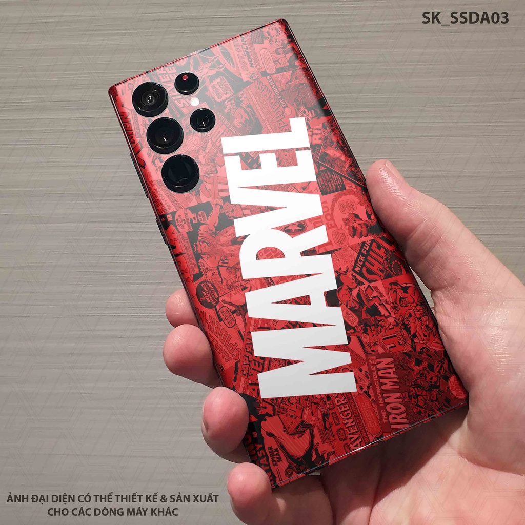 Miếng Dán Skin Hình Marvel Dành Cho Samsung Note 20 Ultra |SK_SSDA03| Chất Liệu Nhập Khẩu Chính Hãng, Chống Nước, Dễ Dán