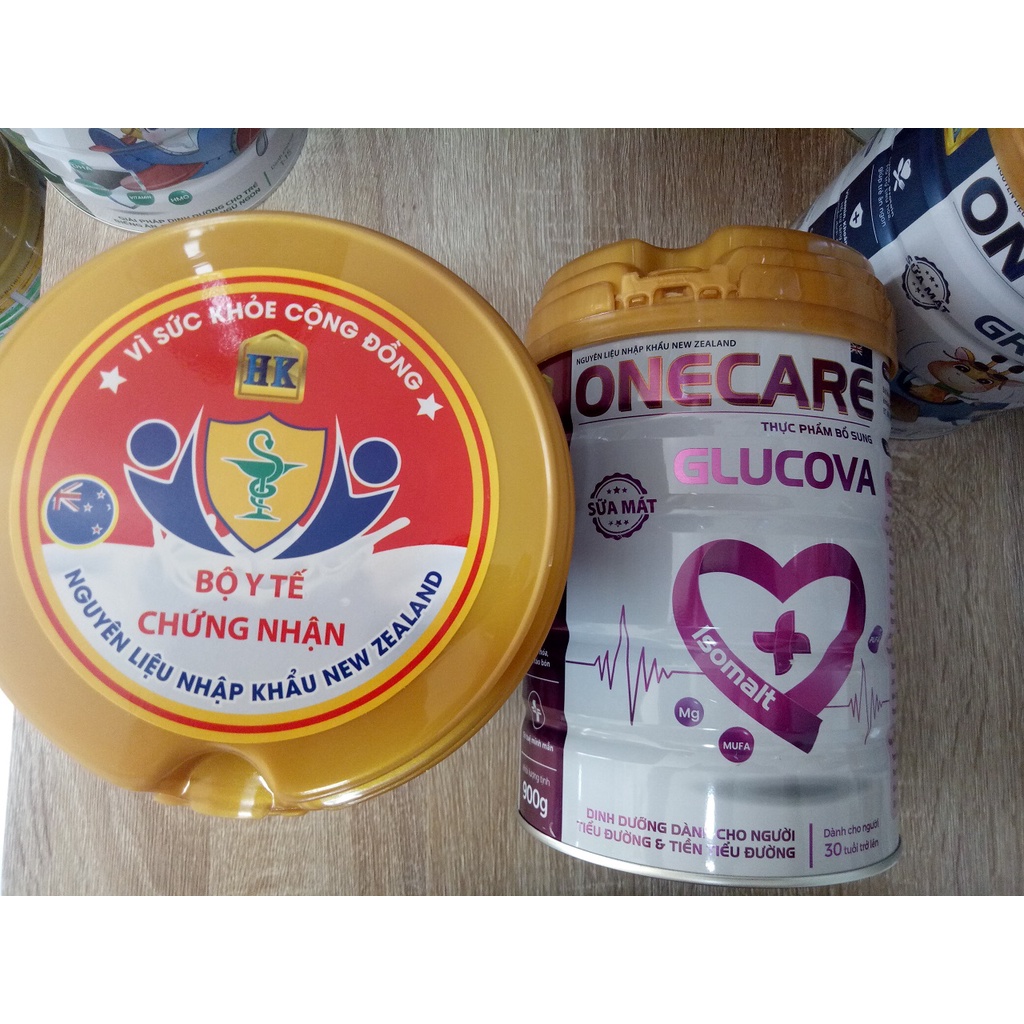 Sữa tiểu đường Onecare Glucova 900g cho người tiểu đường, ổn định đường huyết, tốt cho tim mạch