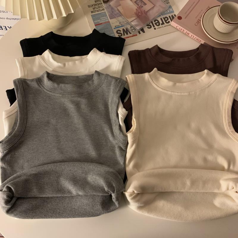 Áo tank top Xiaozhainv không tay 5 màu thời trang Hàn Quốc cho nữ