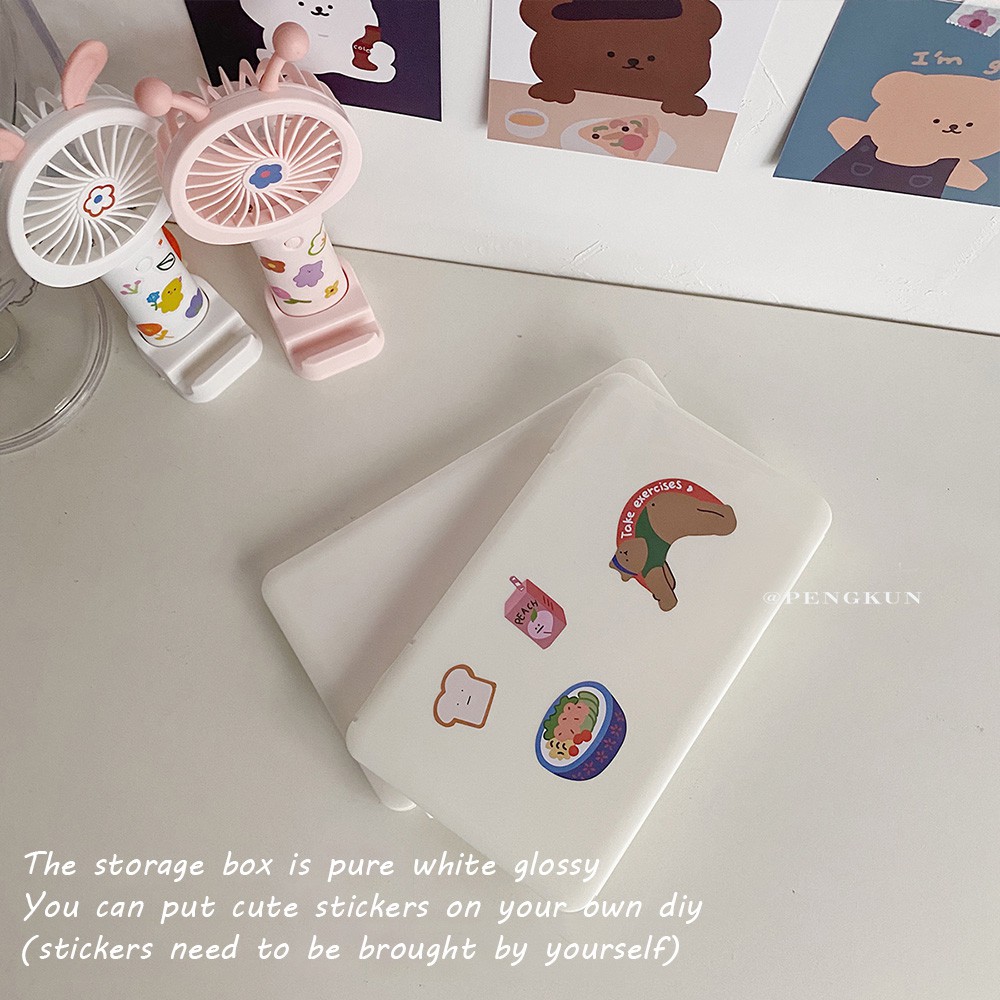 [Hàng mới về] Hộp đựng cất giữ khẩu trang chống bụi bẩn và chống ẩm nhỏ gọn tiện lợi