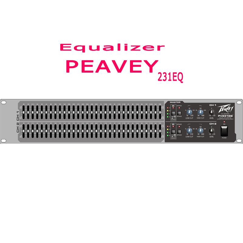 equalizer PeaVey 231 EQ - lọc xì lọc âm cao cấp