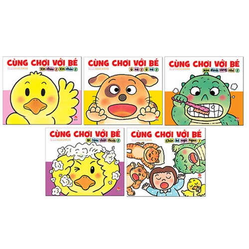 Sách - Combo Cùng Chơi Với Bé - Phần 1 (5 quyển) - Tái Bản 2019