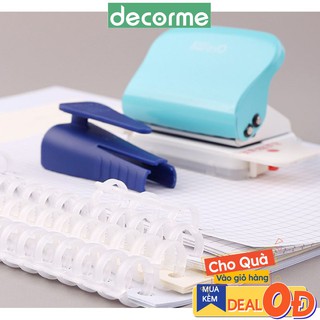 Dụng cụ mở còng nhựa binder gáy còng nhựa phụ kiện sổ còng văn phòng phẩm Decorme