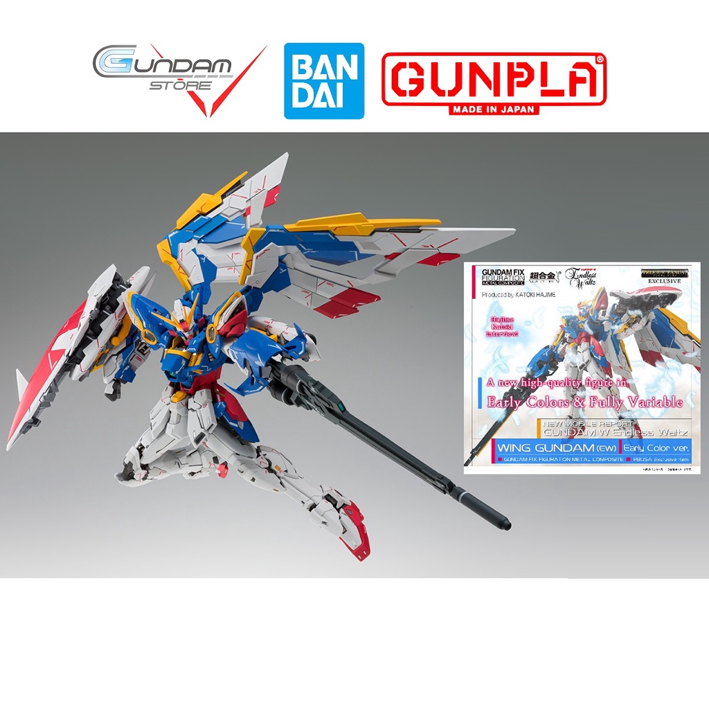 Mô Hình Gundam GFF WING EARLY TYPE GUNDAM FIX FIGURATION METAL COMPOSITE Bandai 1/100 Đồ Chơi Anime Nhật