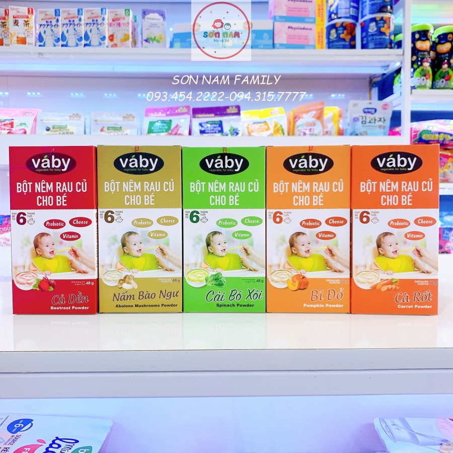 Bột Nêm Rau Củ VABY Cho Bé Từ 6m