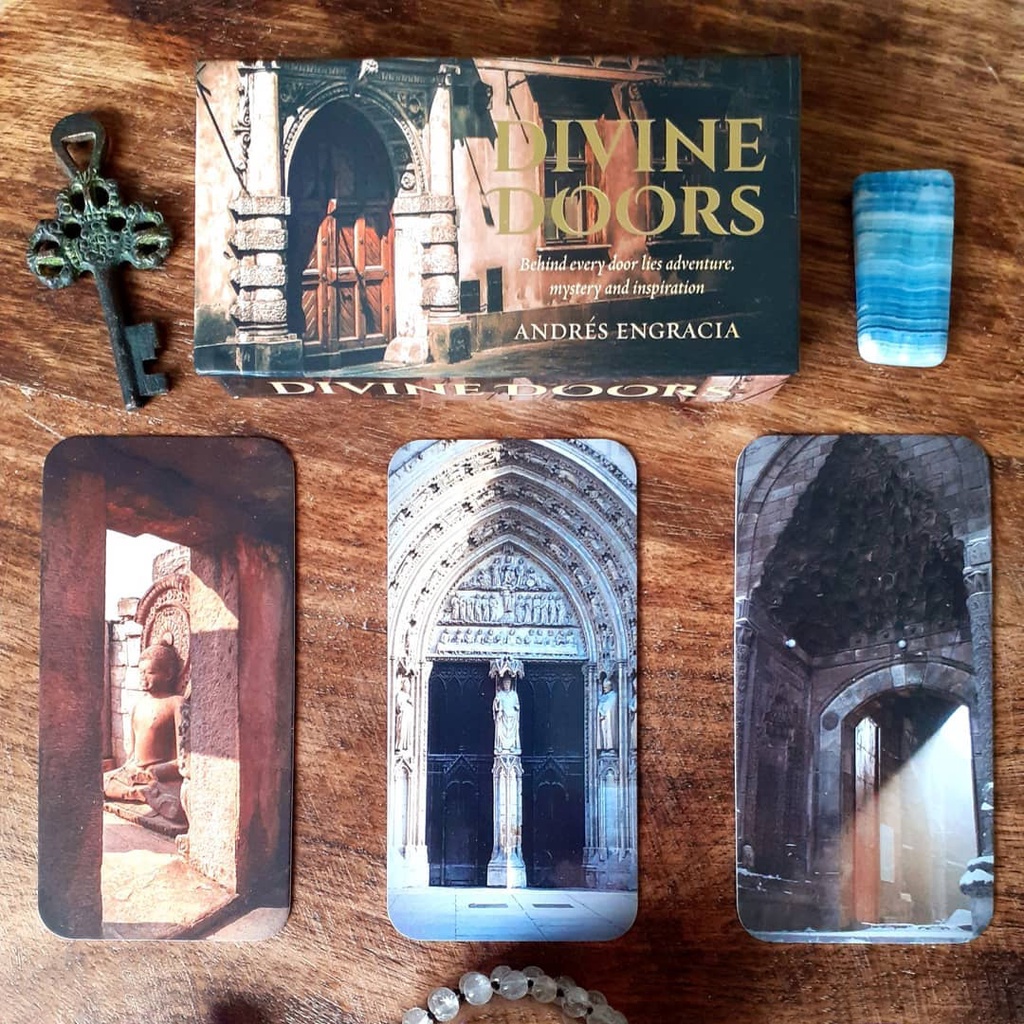 Bộ Bài Divine Doors Inspiration Cards (Mystic House Tarot Shop) - Bài Gốc Authentic Chính Hãng 100%