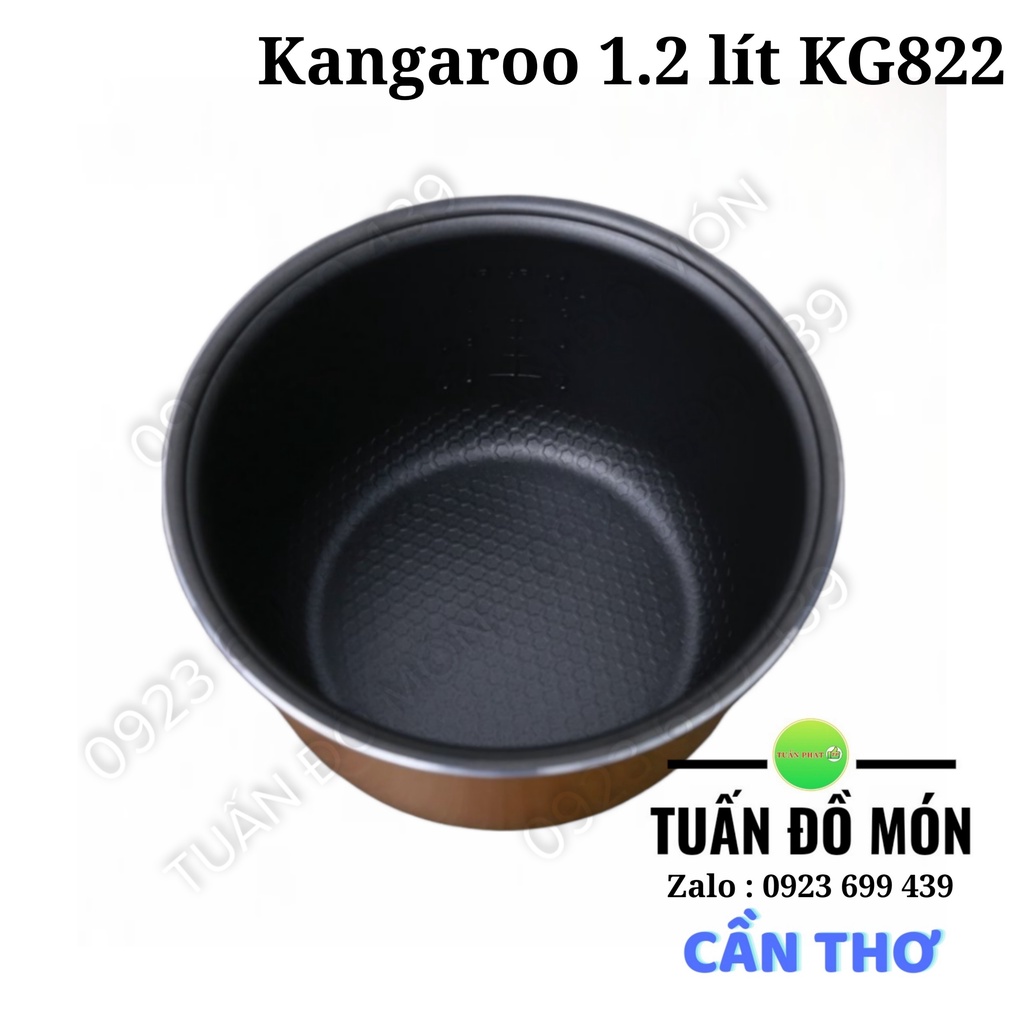 Lòng Nồi Ruột Nồi cơm điện Kangaroo 1.2 lít KG822 phụ tùng phụ kiện chính hãng