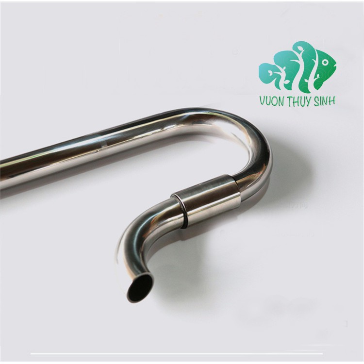 Ống IN OUT INOX MUFAN chính hãng fi16 (đầu out xoay chỉnh dòng, có lọc váng)