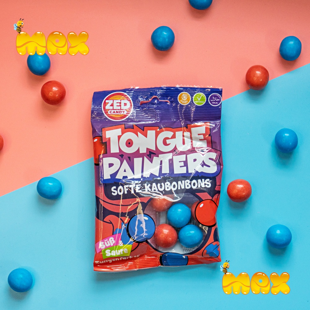 Kẹo soft chewy Zed Candy vị Tongue Painters nhập khẩu Hà Lan gói 99gr