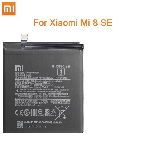 Pin Xiaomi MI8 SE BM3D 3020mAh