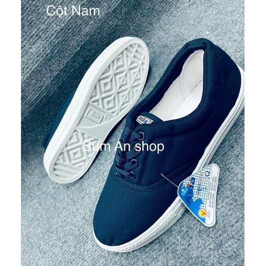 Giày thể thao ASIA vải cột XANH NAM