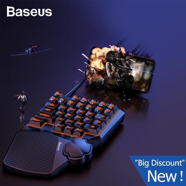 ♥️ Bàn phím chơi game 1 tay BASEUS ♥️