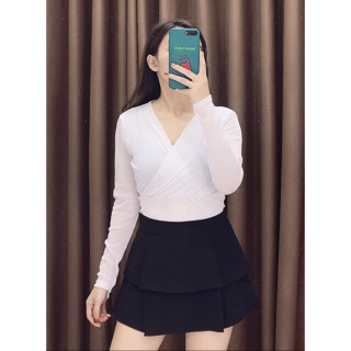 Áo nhũ vạt chéo