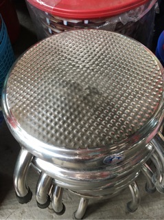 Ghế đẩu inox 1 tấc