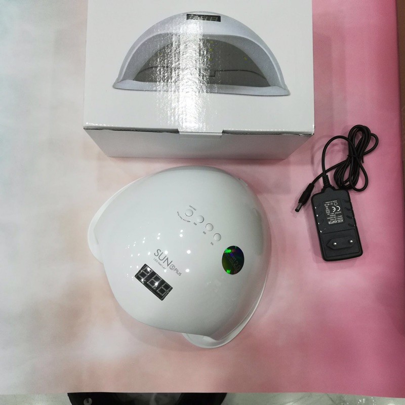 Máy hơ gel Sun 5 Plus Skinnail máy hơ móng  UV/LED 36 bóng 48W tem xanh hong khô sơn móng tay nhanh