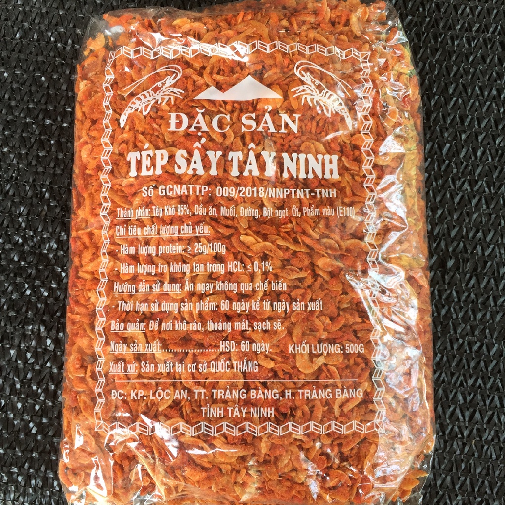 500Gr/BỊCH TÉP SẤY TÂY NINH - MÓN ĂN ĐẶC SẢN - HÀNG CHÍNH GỐC