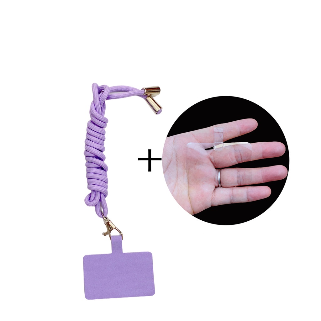 Dây Đeo Điện Thoại Mềm 9 Màu Tùy Chọn Có Thể Điều Chỉnh Tiện Dụng