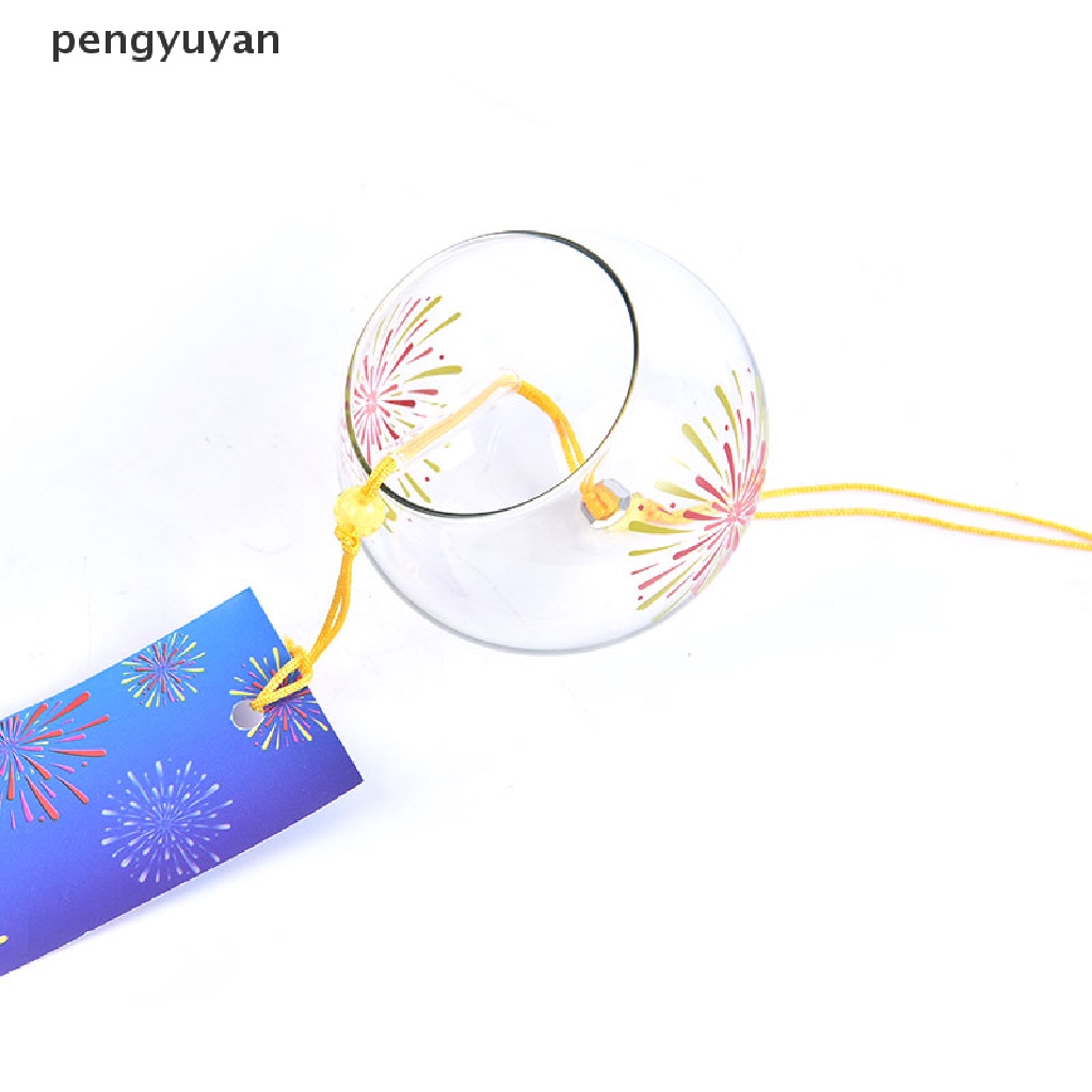 Chuông Gió Bằng Thủy Tinh Treo Trang Trí Cửa Sổ Trong Nhà Phong Cách Nhật Bản
