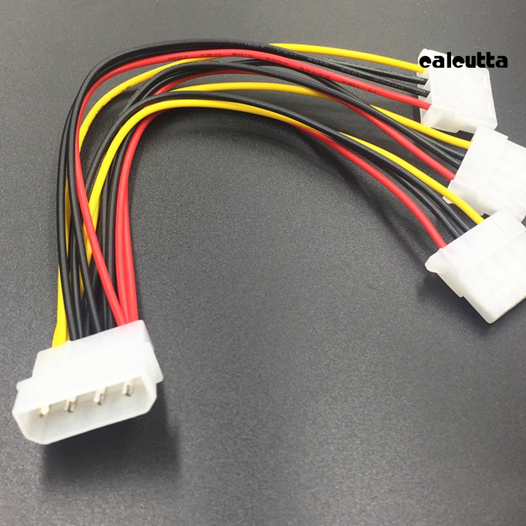 Dây Cáp Nối Dài Chuyển Đổi Nguồn Điện IDE Molex 4-pin 1 Sang 3 CRX_20cm Cho Máy Tính PC