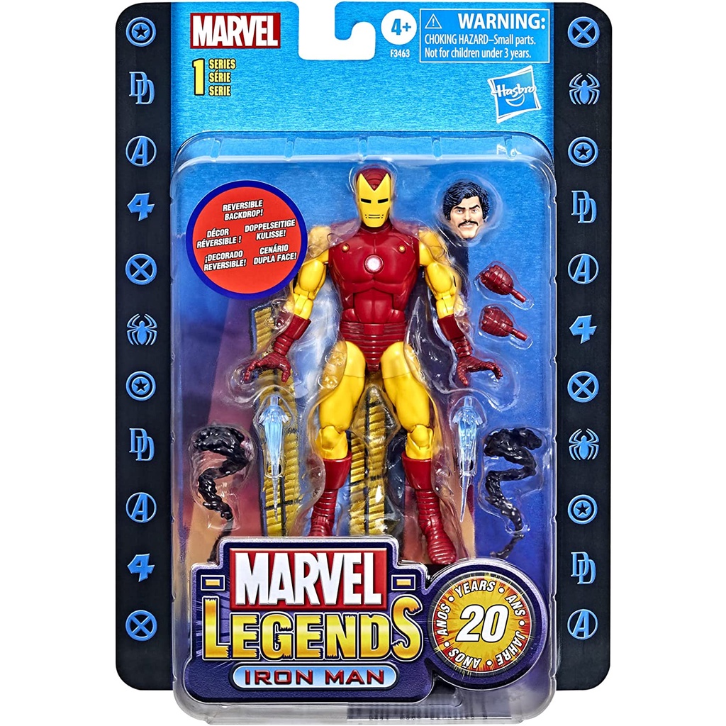 Mô hình Marvel Legends Iron Man 20th (Hàng Sẵn)