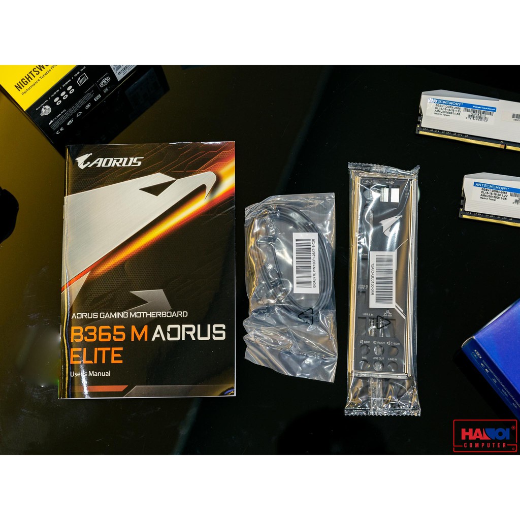 Bo mạch chủ Mainboard GIGABYTE B365M AORUS ELITE (Intel B365, Socket 1151, m-ATX, 4 khe RAM DDR4)