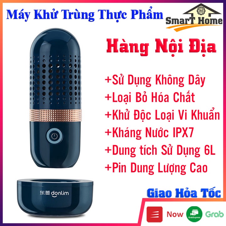 Máy khử khuẩn thực phẩm khử trùng rau củ quả , Máy Khử trùng thực phẩm khử độc đồ dùng , thực phẩm - Hàng Nội Địa