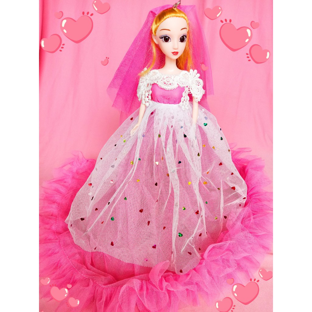 Búp bê Barbie cô dâu xinh đẹp nhỏ (43 cm)