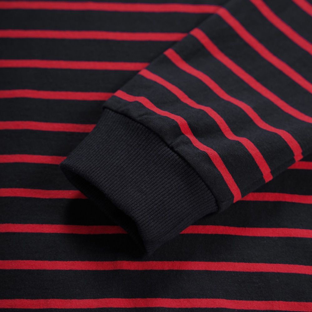 OWL BRAND® Striped Long-sleeve Tee - Áo Thun Sọc Tay Dài Màu Đỏ - OWL310121 | BigBuy360 - bigbuy360.vn