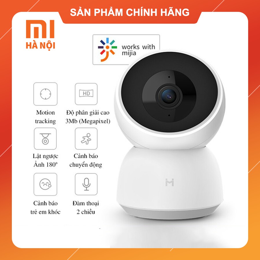 Camera giám sát Xiaomi Imilab 2k 1296p A1 xoay 360° - Phiên bản quốc tế kèm củ sạc