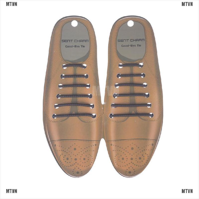 Bộ 12 dây giày bằng silicon co giãn không cần buộc tiện dụng cho người lười