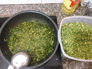 Bánh tráng hành (ăn chay được)