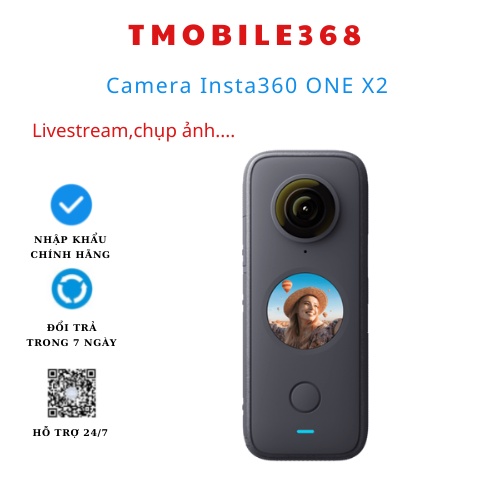 Camera Insta360 ONE x2 chính hãng bảo hành 1 đổi 1 trong 12 tháng
