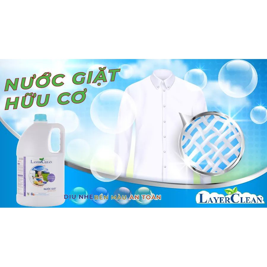 Nước giặt hữu cơ LayerClean hương gió biển 2l