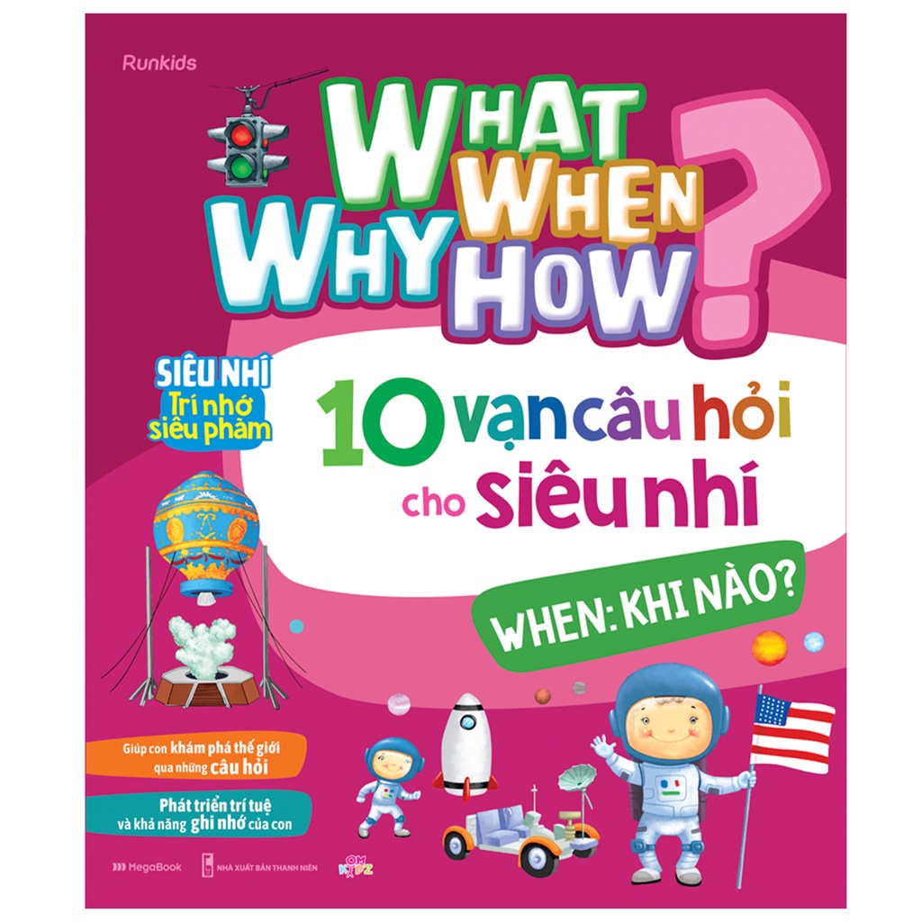 Sách - Combo What Why When How 10 vạn câu hỏi cho siêu nhí MEGAMN9580