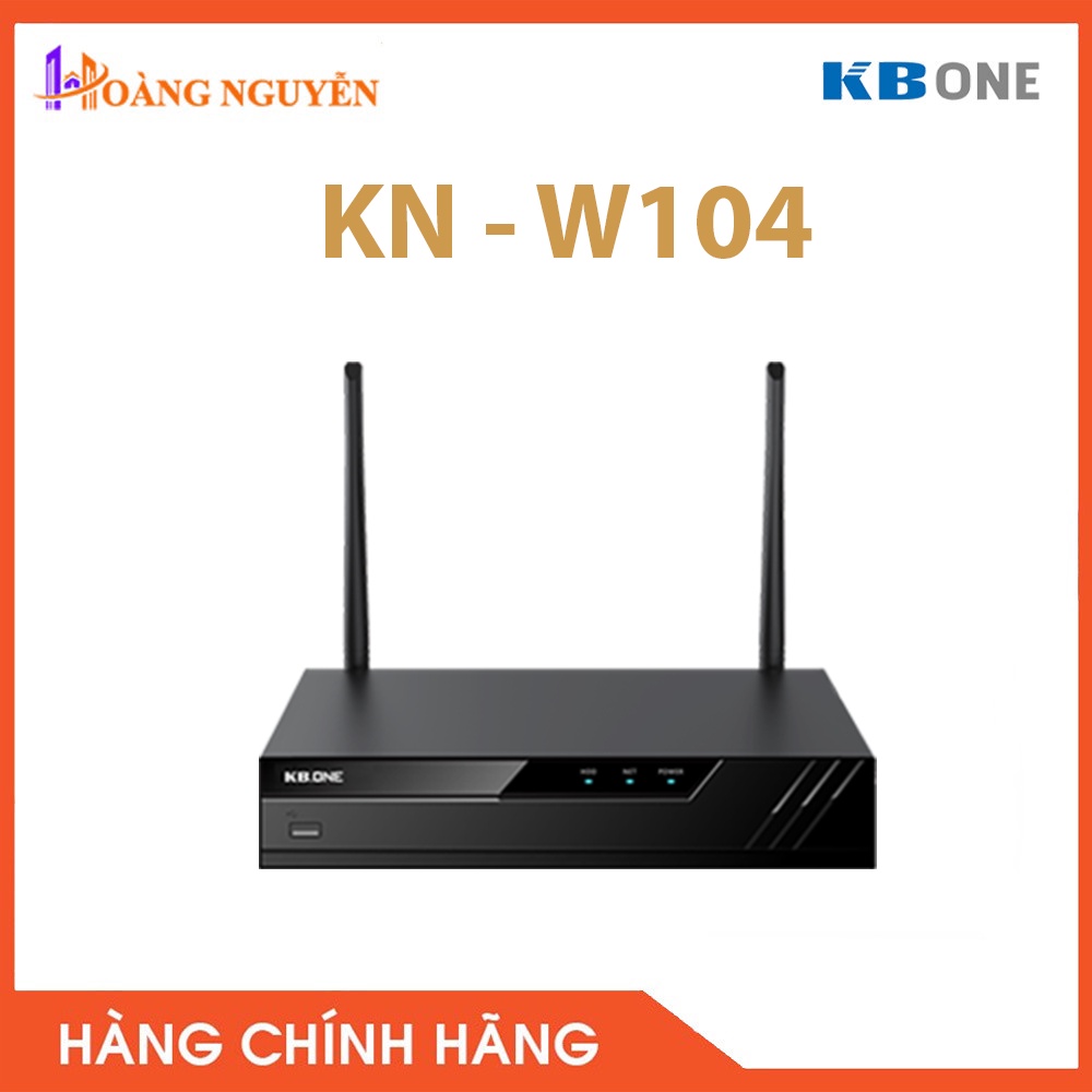 [HÀNG CHÍNH HÃNG] Đầu Ghi Hình Wifi 4 Kênh KN-W104