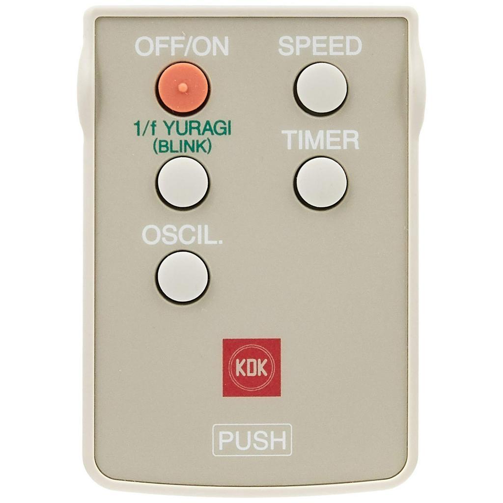 Remote N30NH điều khiển từ xa sử dụng cho quạt trần KDK N30NH