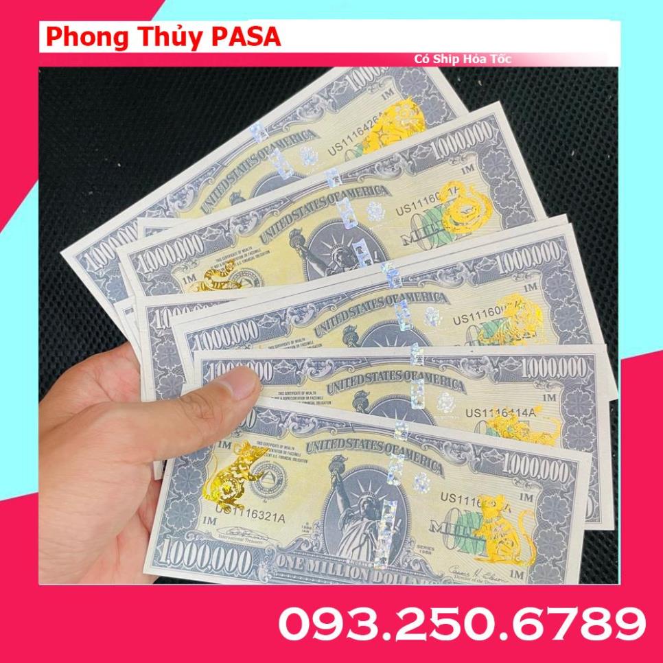 Tiền 12 con giáp 1 triệu dollars 12 Con Giáp Mạ Vàng lưu niệm của Mỹ cực độc, tặng bao lì xì