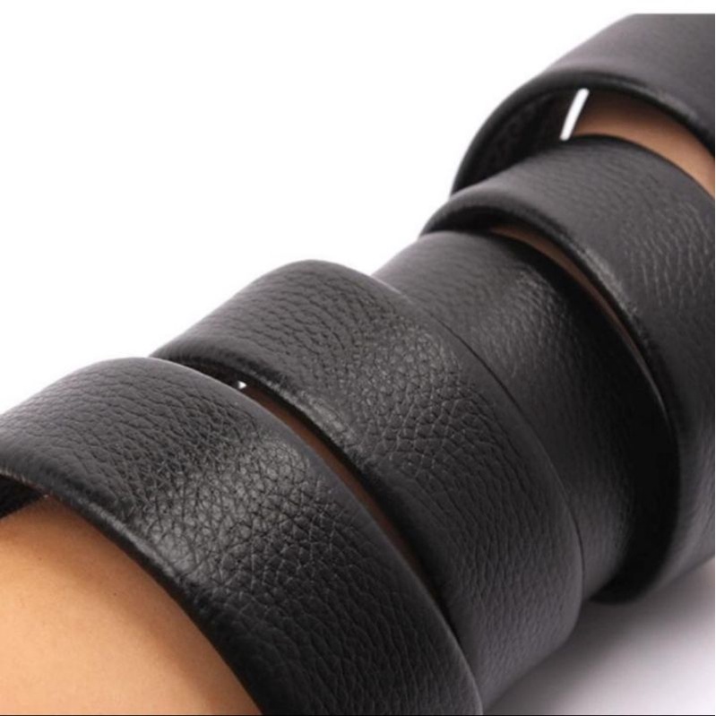 thắt lưng nam dây lịt nam bán rời không mặt dùng cho dây có khấc