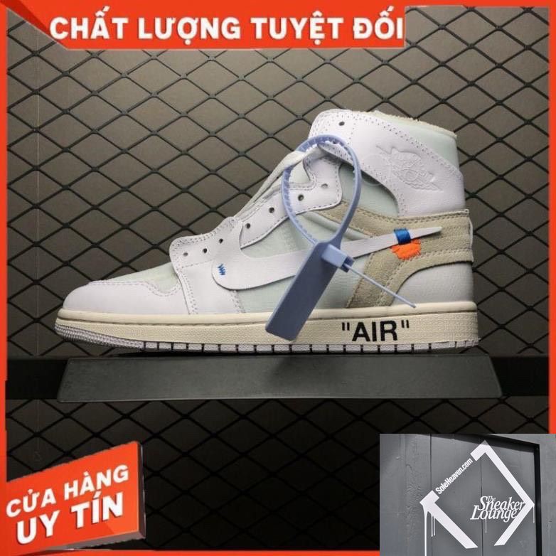 [MIỄN PHÍ SHIP] Giày thể thao AIR JORDAN 1 OFF WHITE Trắng WHITE Retro High Full