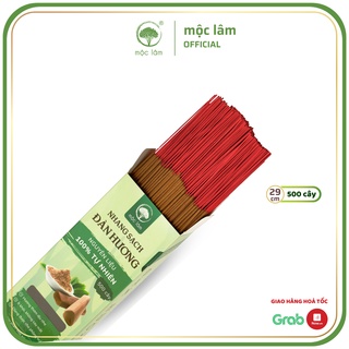 Nhang Sạch Đàn Hương MỘC LÂM 29cm - Ít Khói - Hương thơm dịu ngọt - Nhang Thiên Nhiên